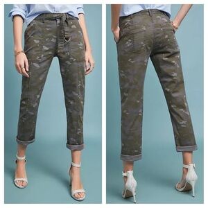 Anthropologie Wanderer Utility Pants in Camo